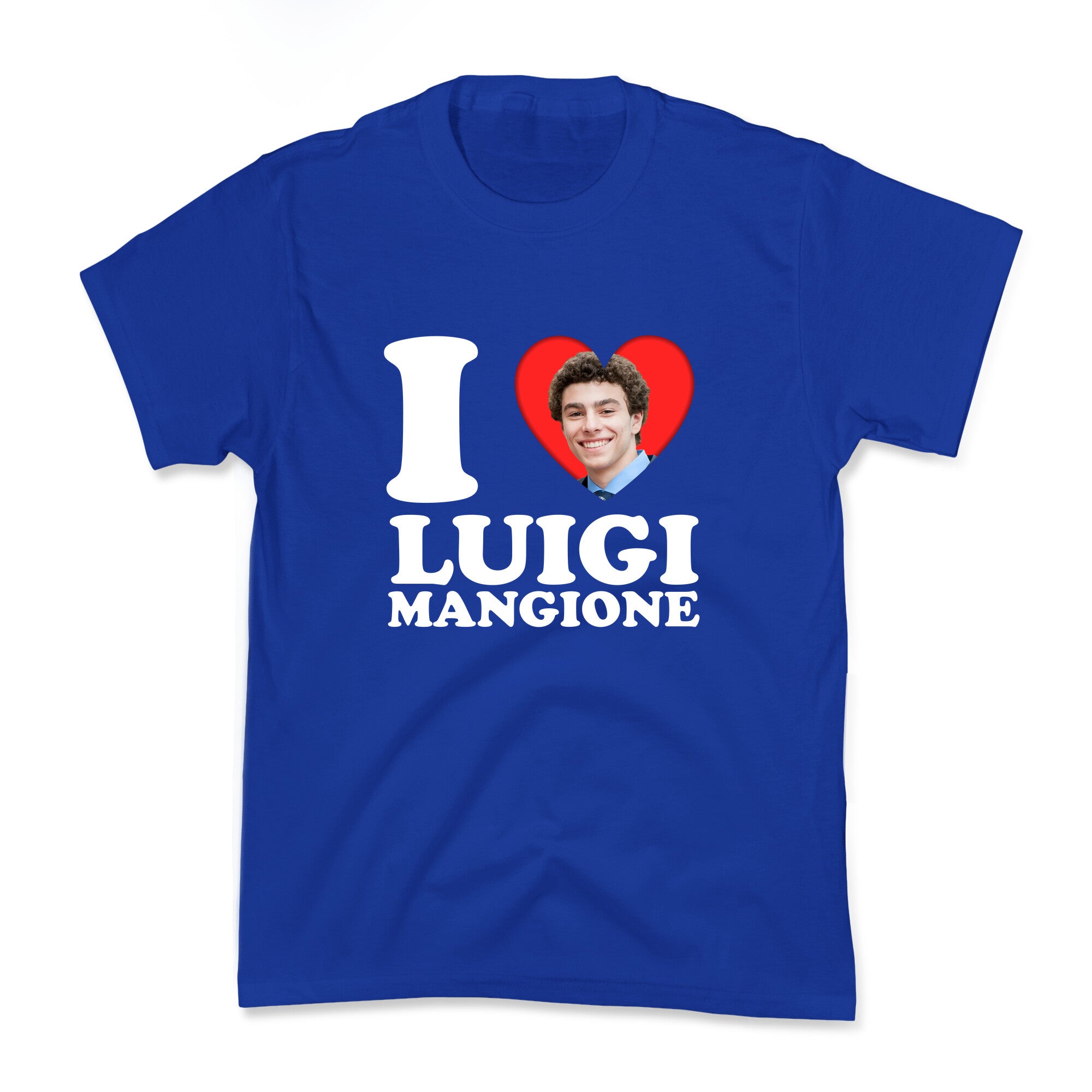 I Heart Luigi Mangione Kids Tee